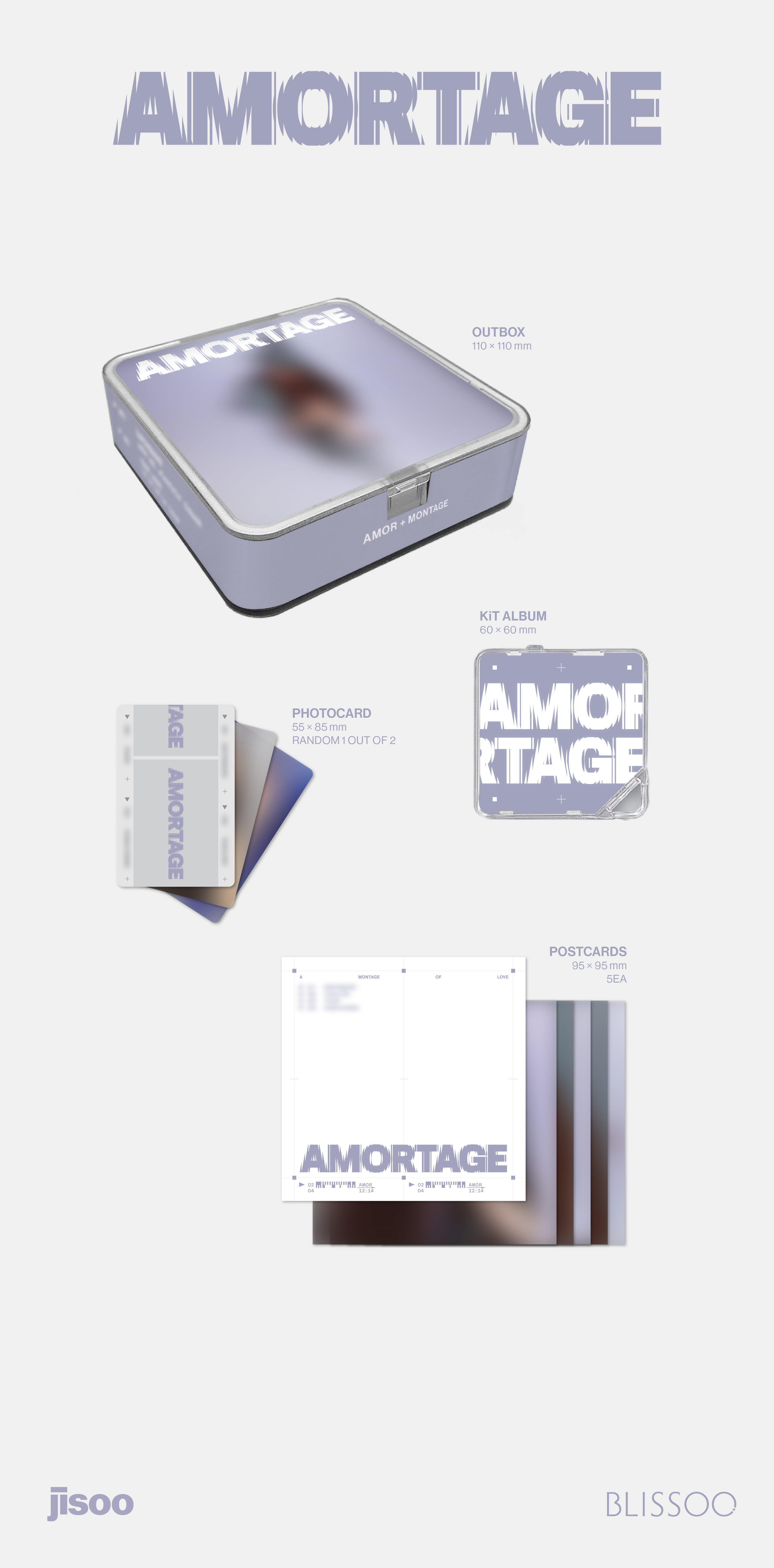 [DEALS] JISOO - AMORTAGE (1st Mini Album) APP Ver.