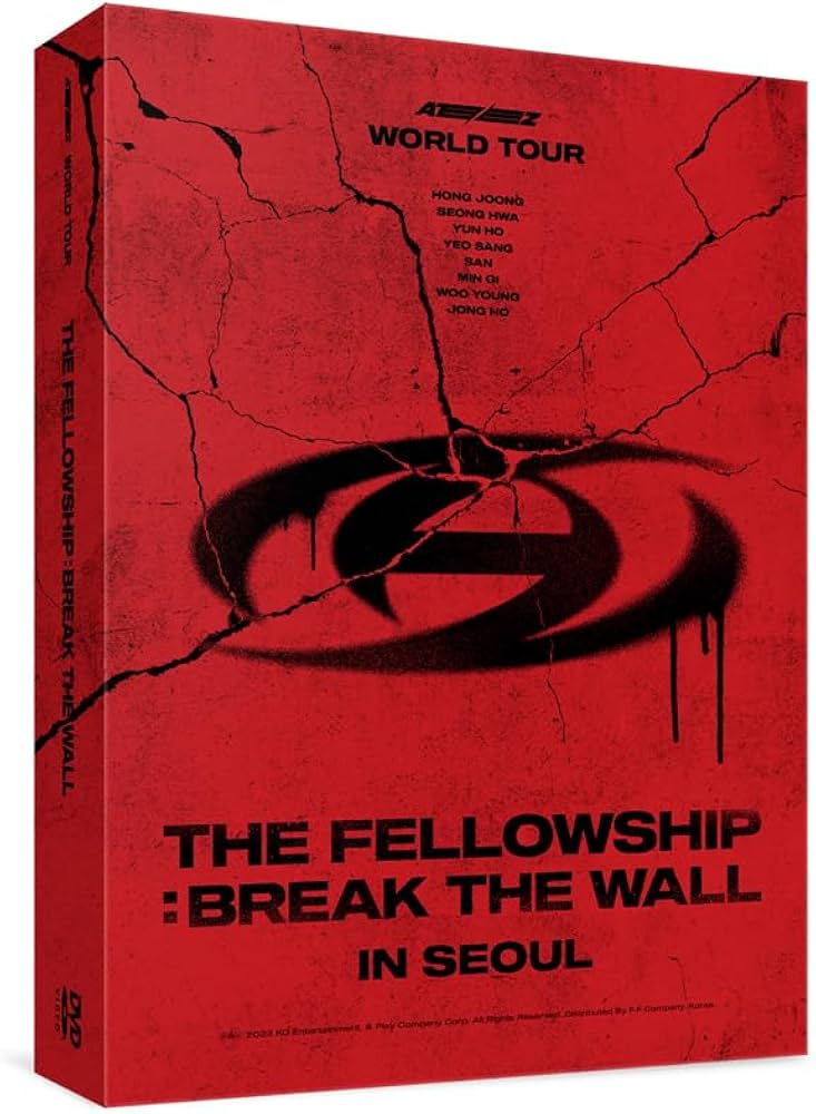ATEEZ - WORLD TOUR [THE FELLOWSHIP : BREAK THE WALL] IN SEOUL DVD