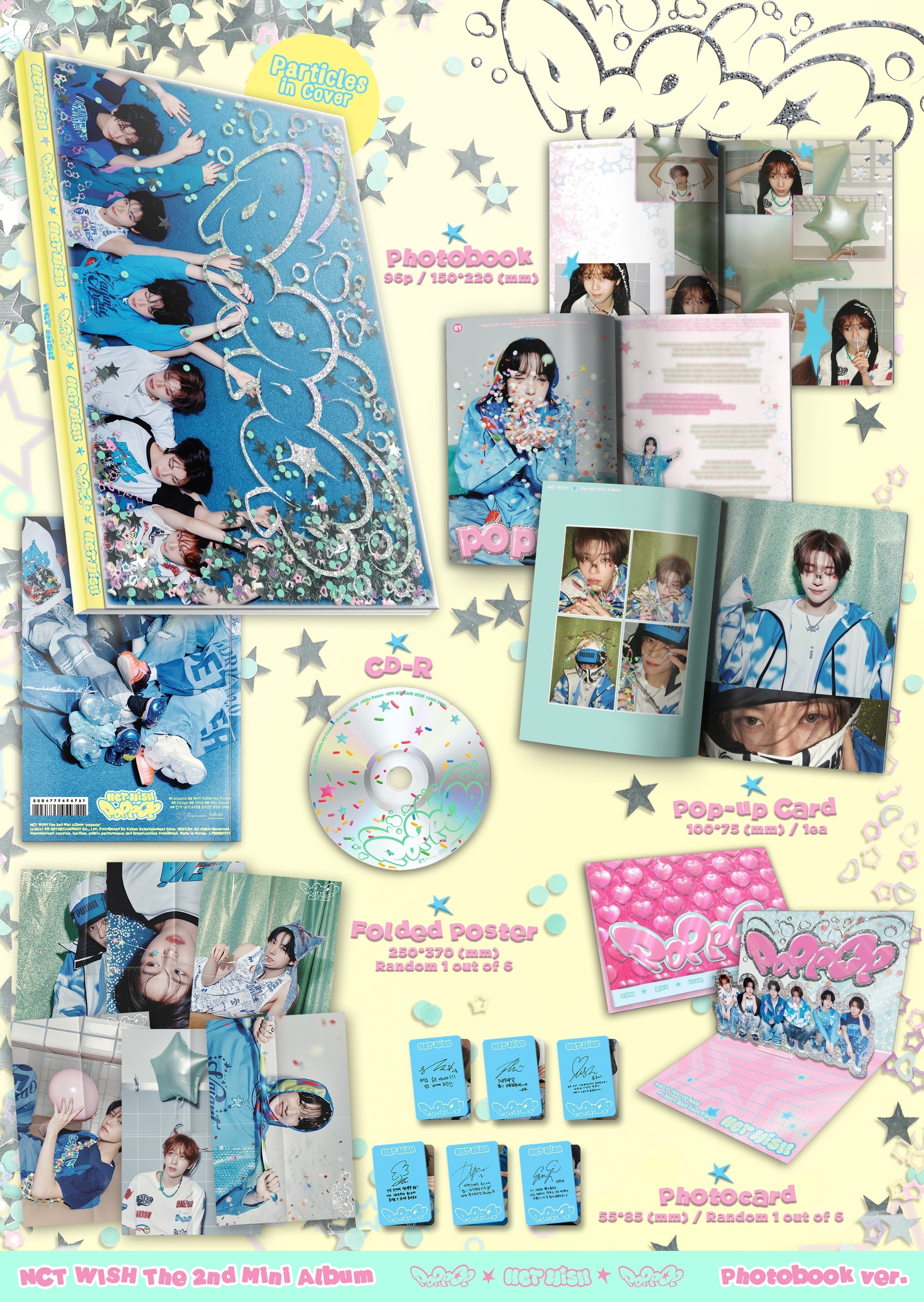 NCT WISH - poppop (2nd Mini Album) Photobook Ver.