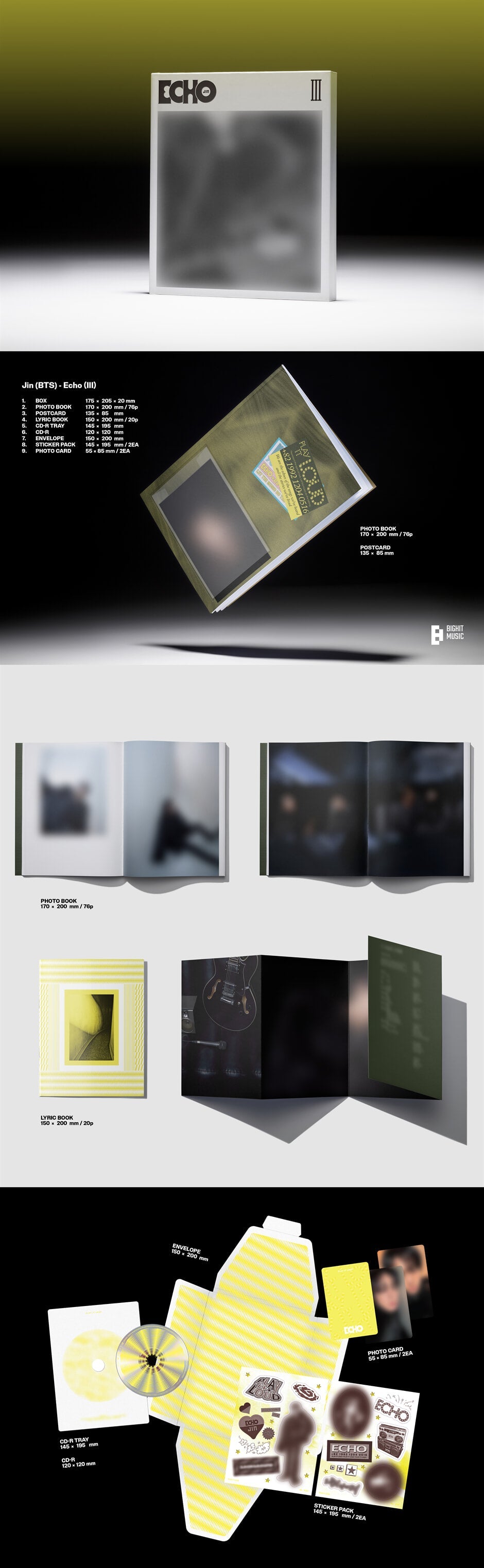 JIN - Echo (2nd Mini Album) Photobook Ver.