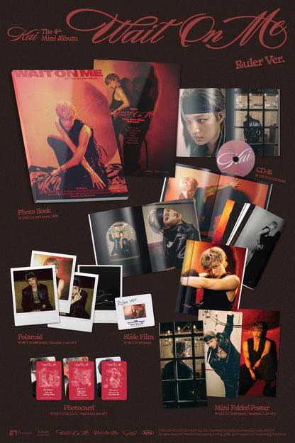 KAI - Wait On Me (4th Mini Album) Photo Book Ver. (Random Ver.)