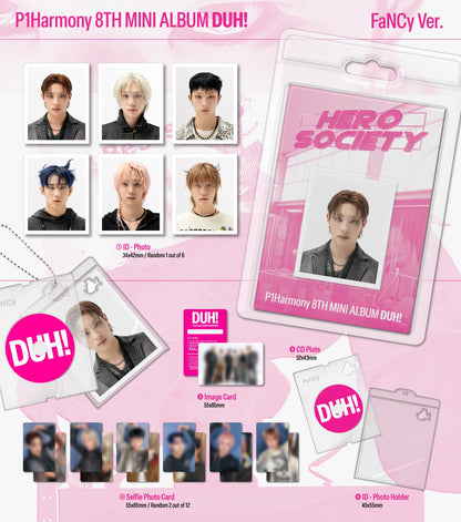 P1Harmony - DUH! (8th Mini Album) FaNCy Ver. (Random Ver.)