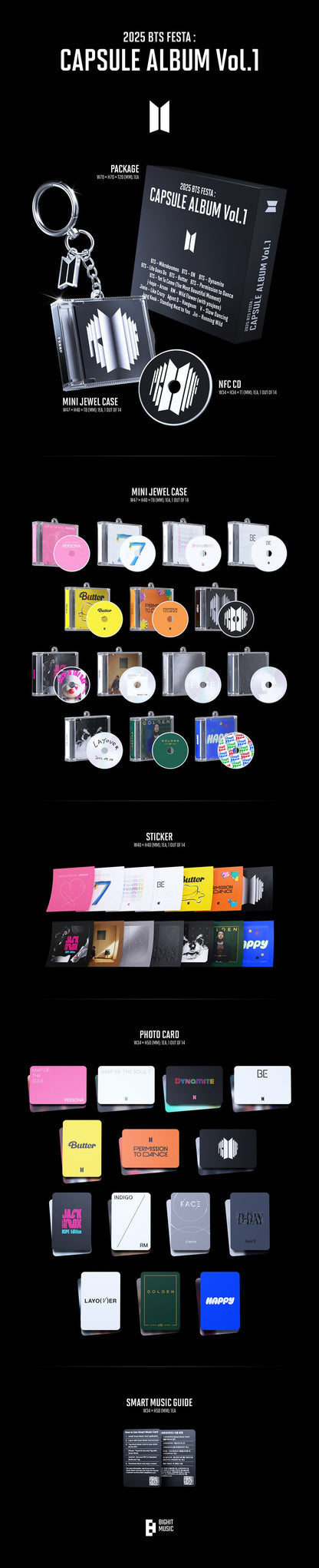 BTS - 2025 BTS FESTA: CAPSULE ALBUM Vol.1 [Deals]