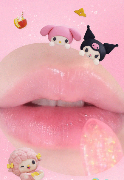 AMUSE Sparkle Soda Lip Balm (My Melody & Kuromi Special Edition)