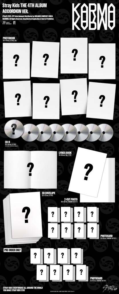 [PRE-ORDER] Stray Kids - KARMA (4th Album) ACCORDION Ver.