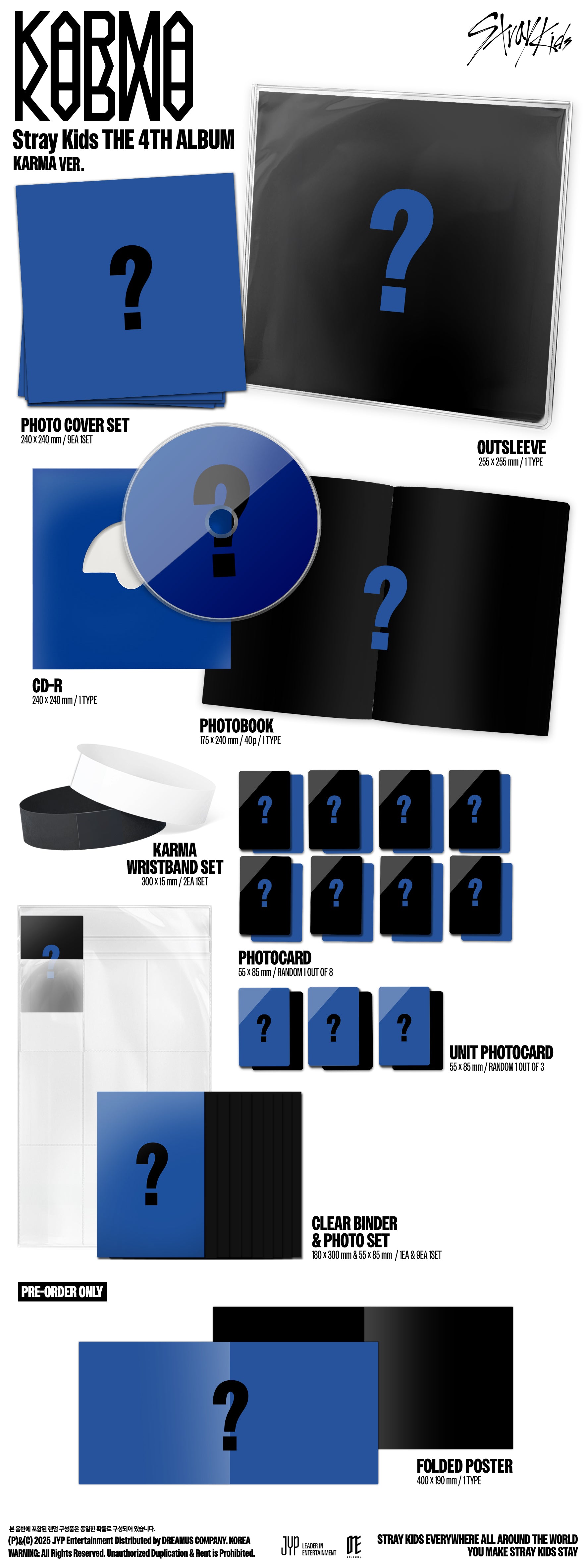 (PRE-ORDER) Stray Kids (4th Full Album) KARMA (KARMA Ver.)
