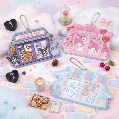 Sanrio Characters Photo Holder Keyring Bag Charm - Kuromi