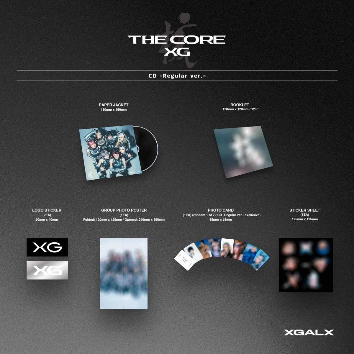XG - 1st Full Album *THE CORE* (Regular Ver.)