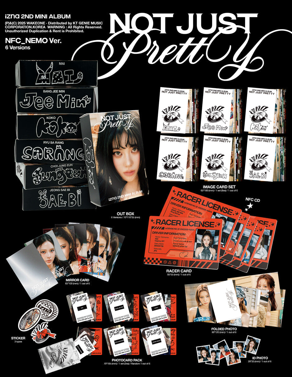 izna - Not Just Pretty (2nd Mini Album) (NFC_Nemo Ver. / Random Ver.)