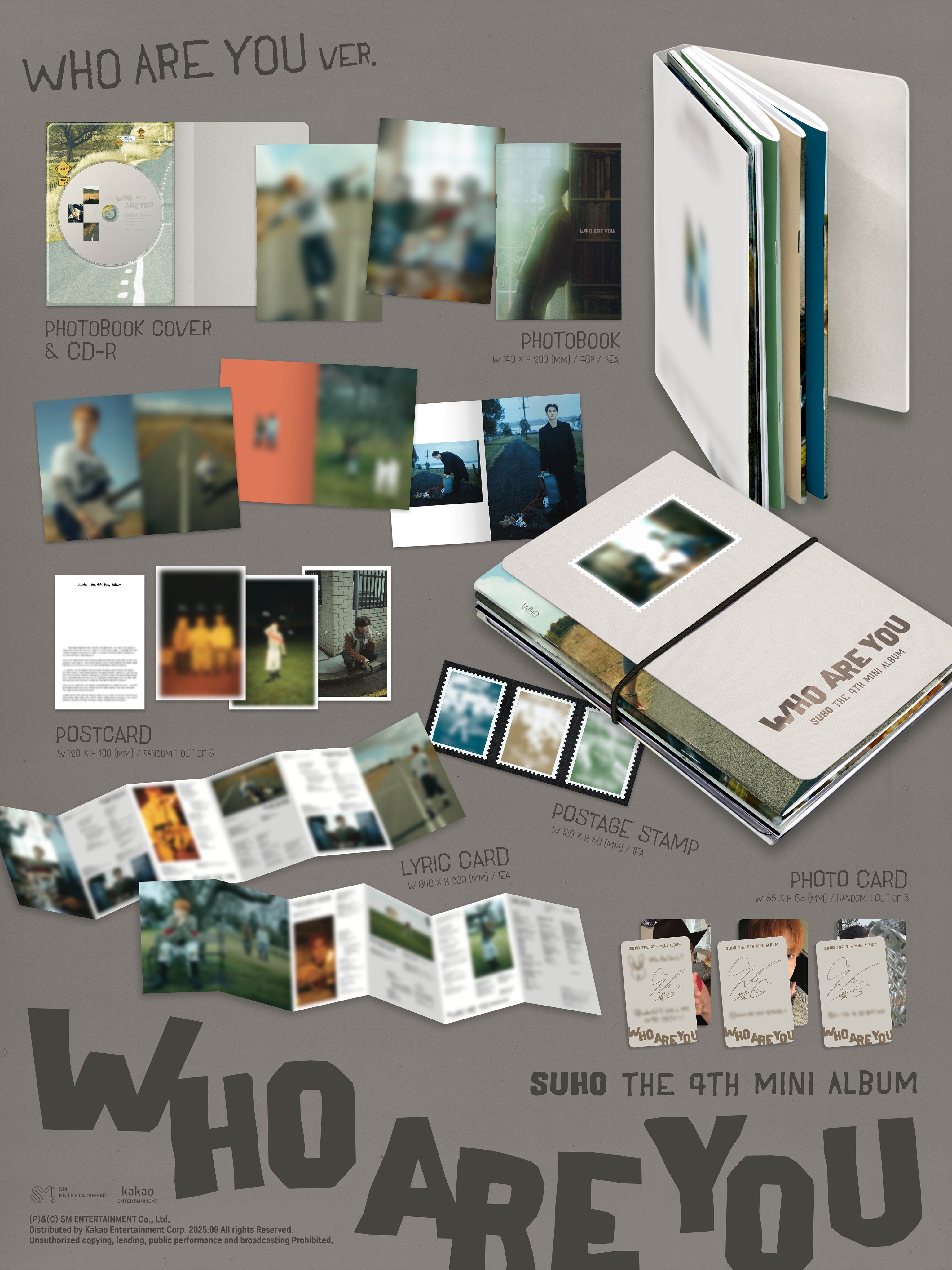 SUHO - Who Are You (4th Mini Album) (Who Are You Ver.)