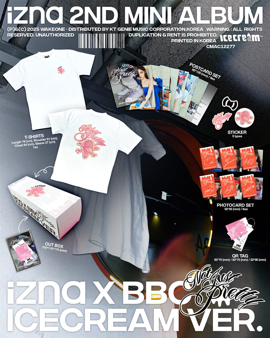 izna - 2nd Mini Album Not Just Pretty (izna X BBC ICECREAM Ver.) (Limited Edition)