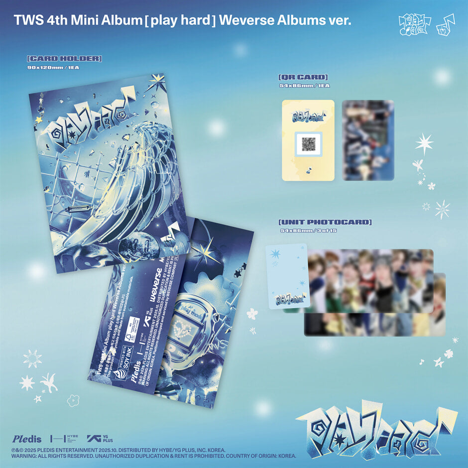 TWS - play hard (4th Mini Album) (Weverse Albums Ver.) [PRE-ORDER]