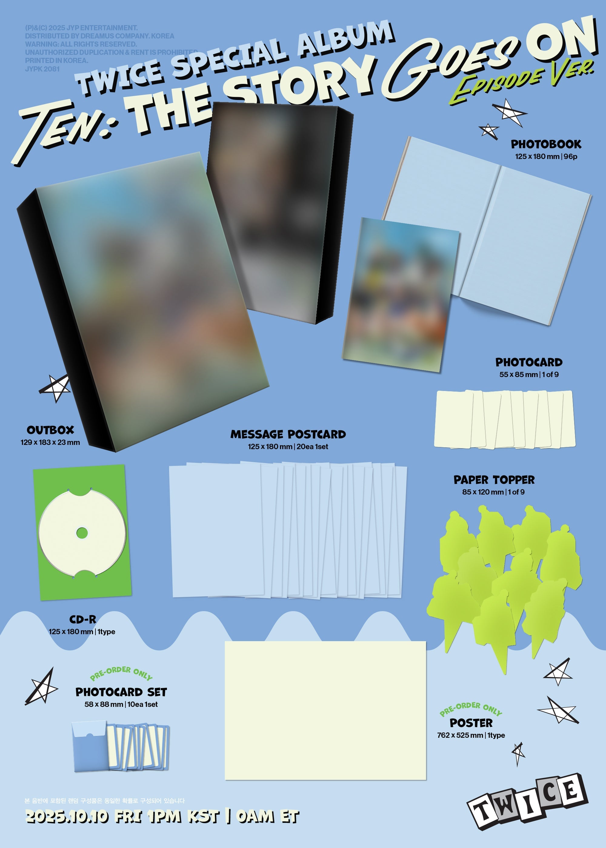 TWICE - TEN: The Story Goes On (Special Album) (EPISODE Ver.) [PRE-ORDER]
