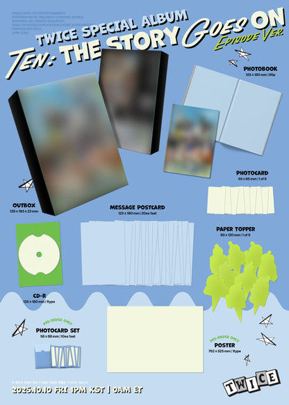 TWICE - TEN: The Story Goes On (Special Album) (EPISODE Ver.) [PRE-ORDER]