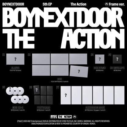 BOYNEXTDOOR - The Action (5th EP Album) (Frame Ver. / Random Ver.) [PRE-ORDER]