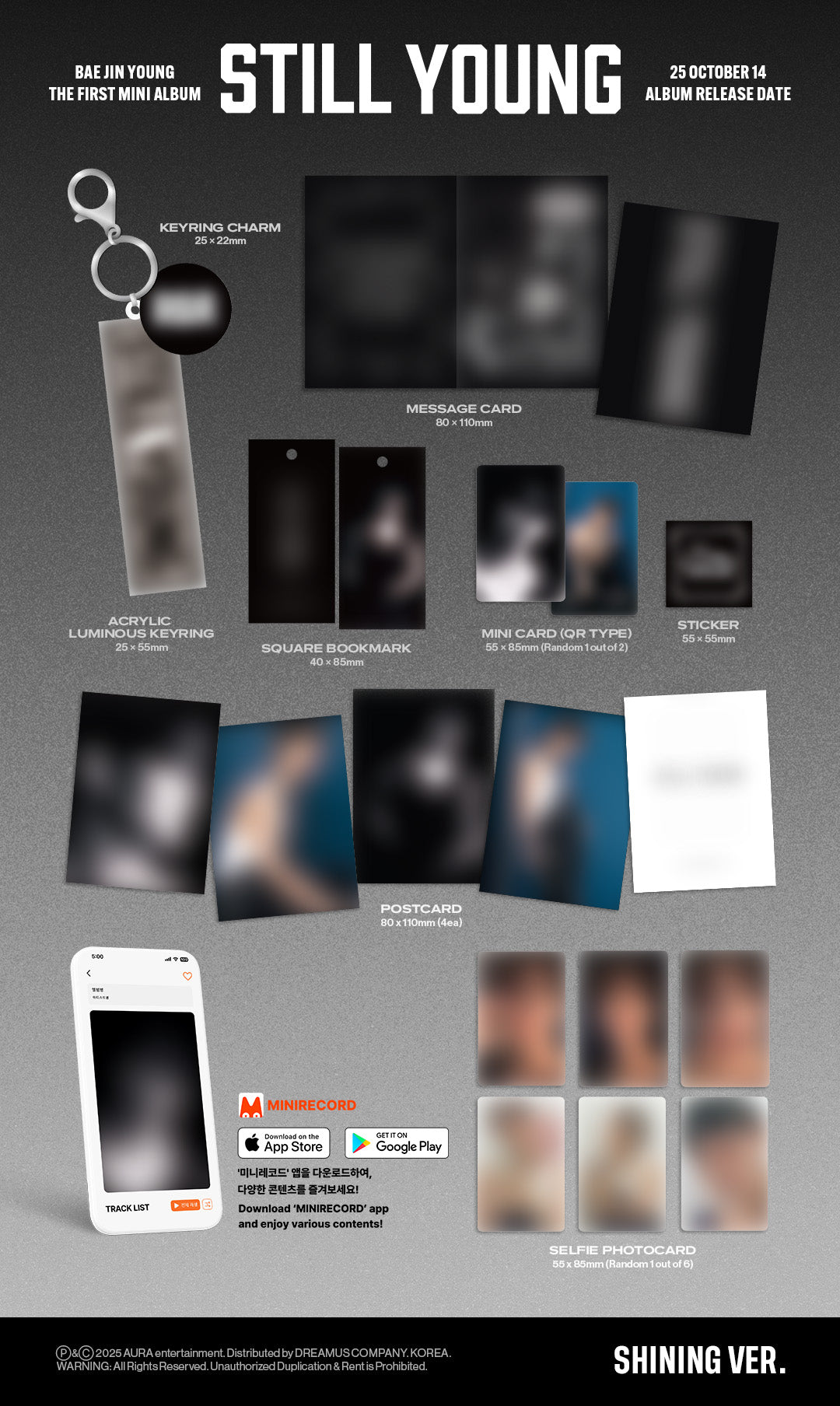 BAE JIN YOUNG - STILL YOUNG (1st Mini Album) Platform Ver.