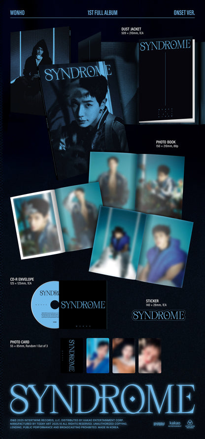 WONHO - SYNDROME (1st Full Album) Random Ver.