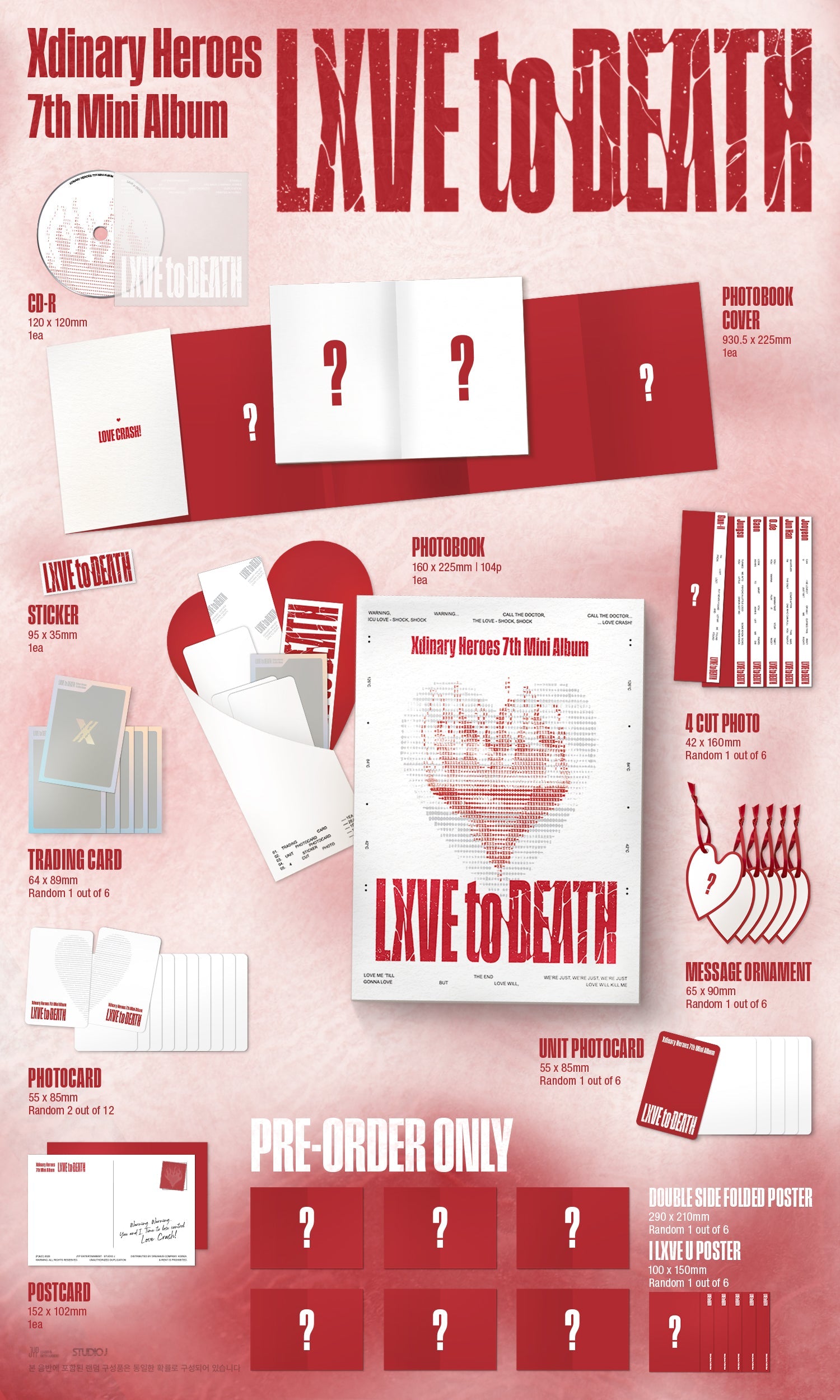 Xdinary Heroes - LXVE to DEATH (7th Mini Album)
