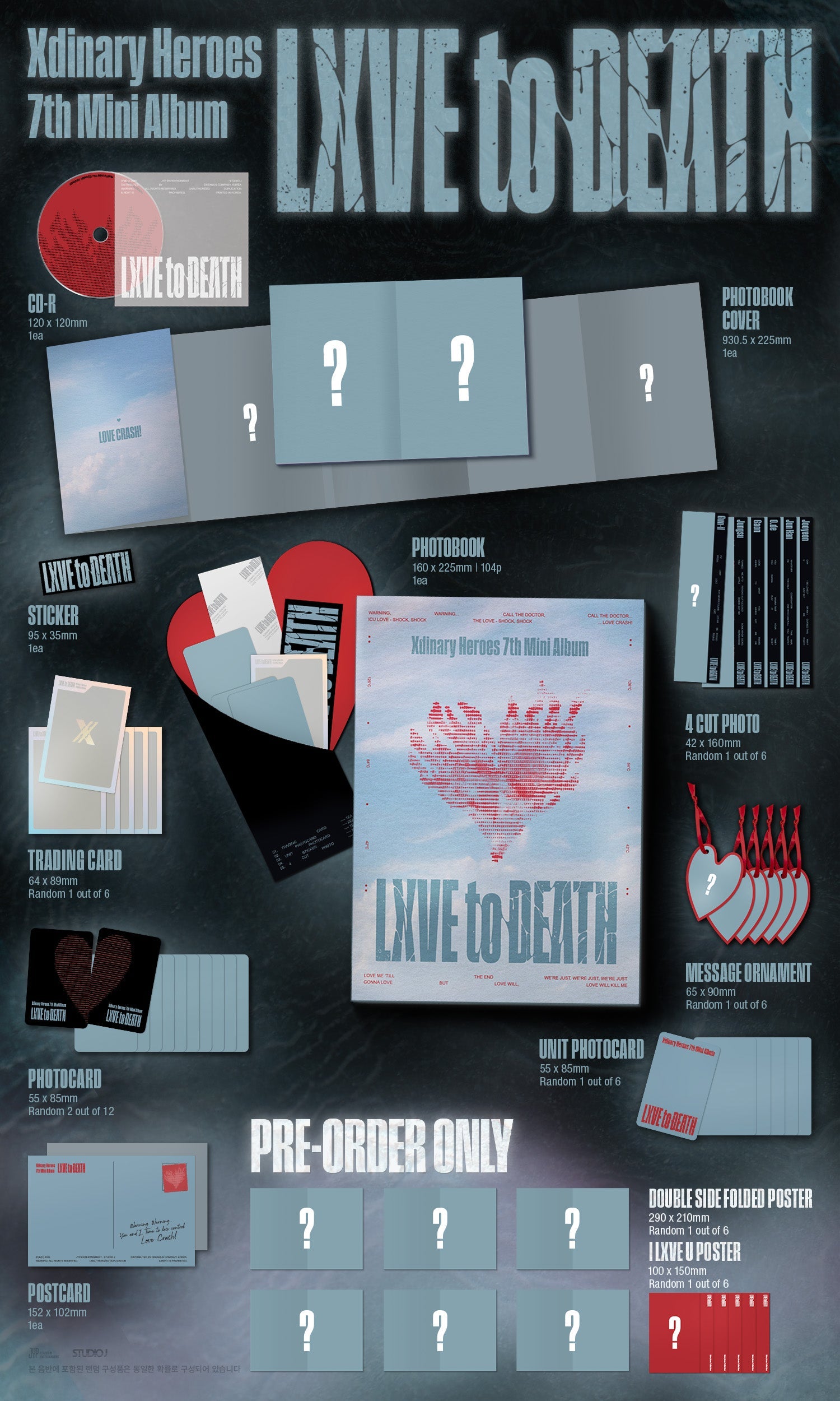 Xdinary Heroes - LXVE to DEATH (7th Mini Album)