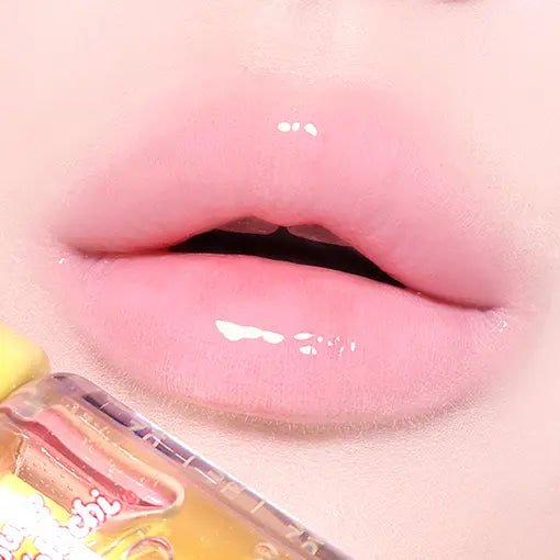 AMUSE x Monchhichi Banana Lip Oil (JANGWONYOUNG Pick) - [Monchhichi] 02 Banana