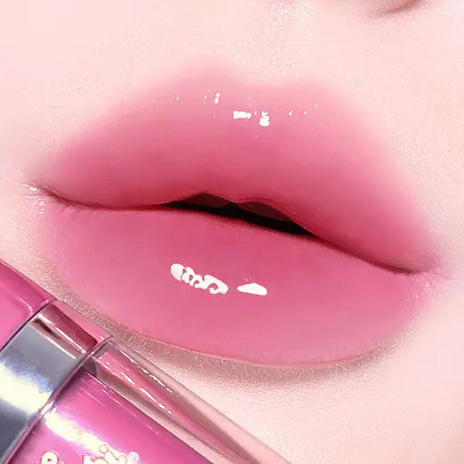 AMUSE x Monchhichi - Jel-Fit Gloss - [Monchhichi Edition] 04 Bare Girl + Lip Balm Ring