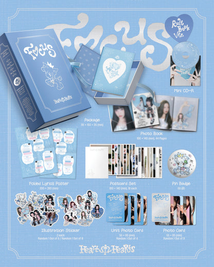 Hearts2Hearts - FOCUS (1st Mini Album) Rule Book Ver.