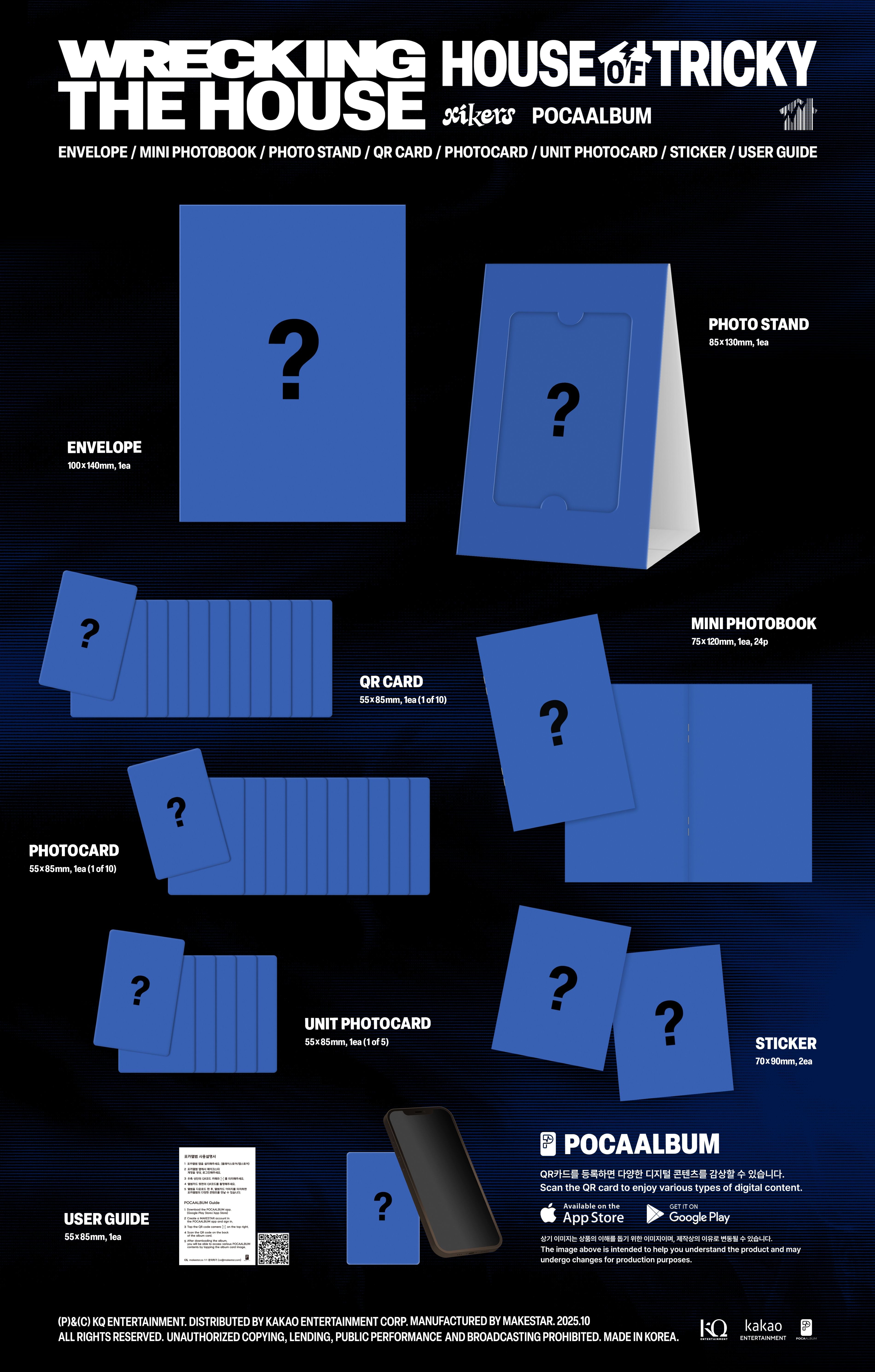 xikers - HOUSE OF TRICKY: WRECKING THE HOUSE (6th Mini Album) (POCAALBUM) [Pre-Order]