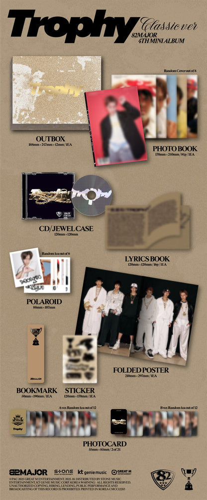 82MAJOR - Trophy (4th Mini Album) Classic Ver. [Pre-Order]