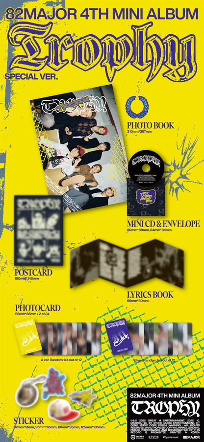 82MAJOR - Trophy (4th Mini Album) Special Ver. [Pre-Order]