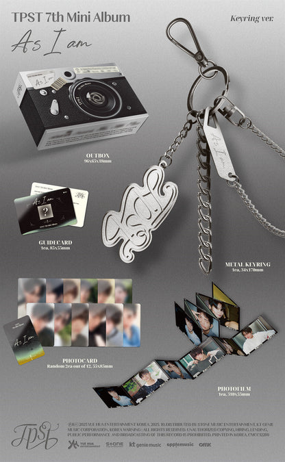TEMPEST - As I am (7th Mini Album) Keyring Ver. [Pre-Order]