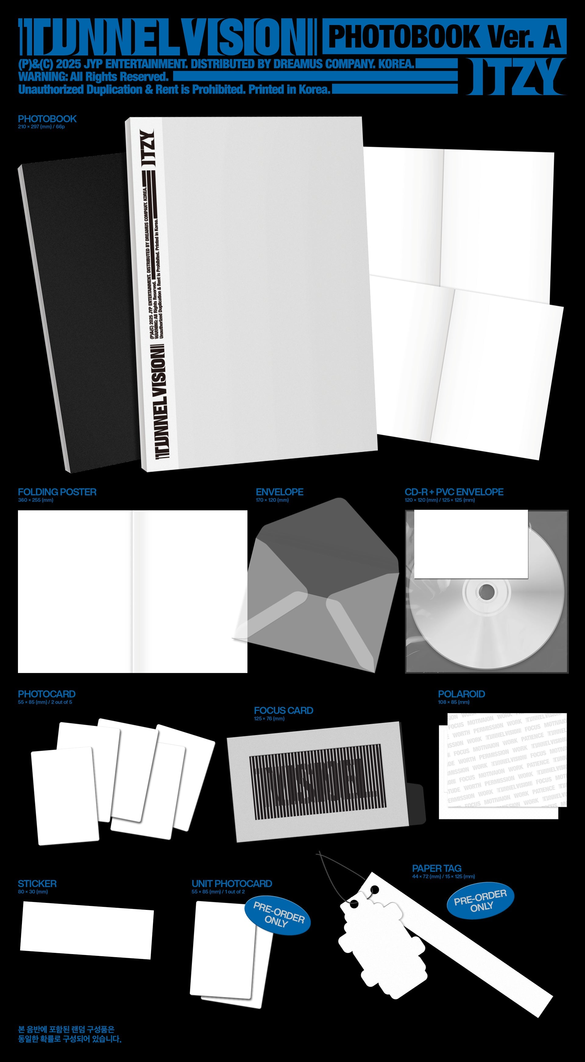 ITZY - TUNNEL VISION (11th Mini Album) Photobook Ver. [Pre-Order]