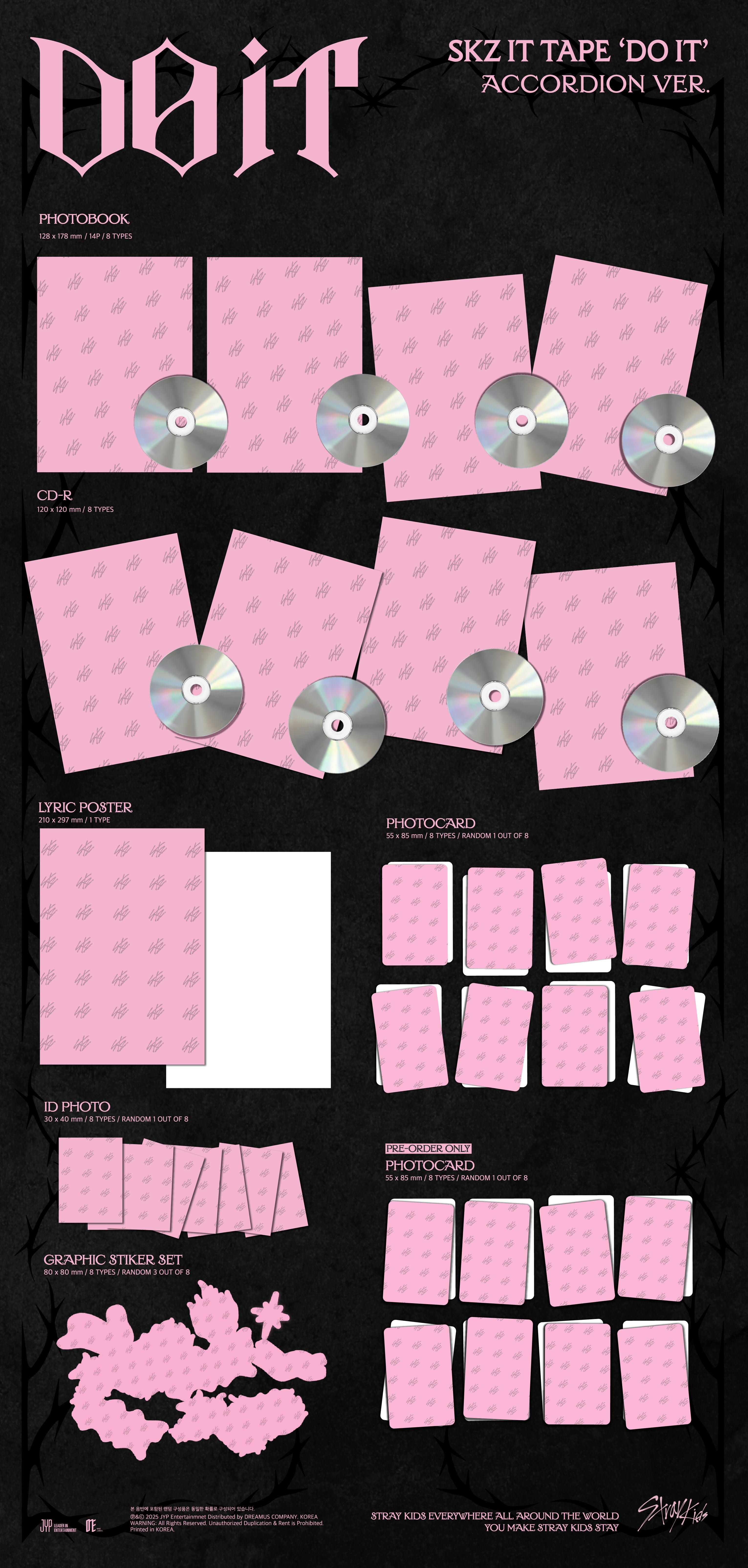 Stray Kids - SKZ IT TAPE DO IT (Accordion Ver.) [Pre-Order]