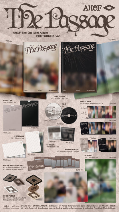 AHOF - The Passage (2nd Mini Album) Photobook Ver. (Random Ver.) [Pre-Order]