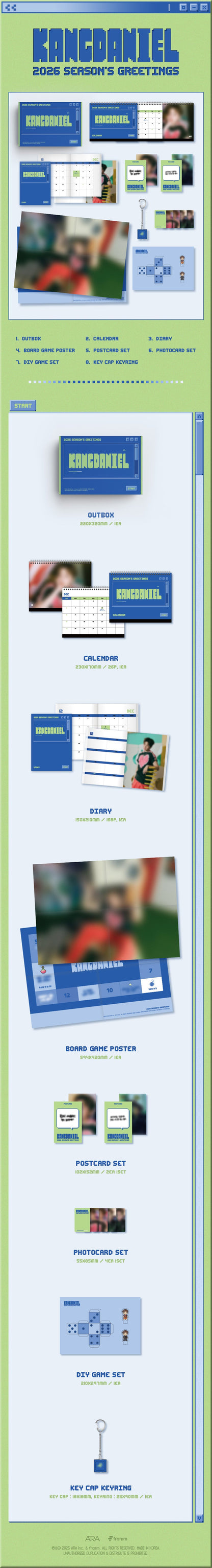 KANG DANIEL - 2026 Season's Greetings