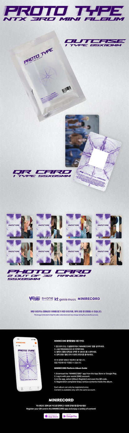 NTX - PROTO TYPE (3rd Mini Album) Card Pack Ver.