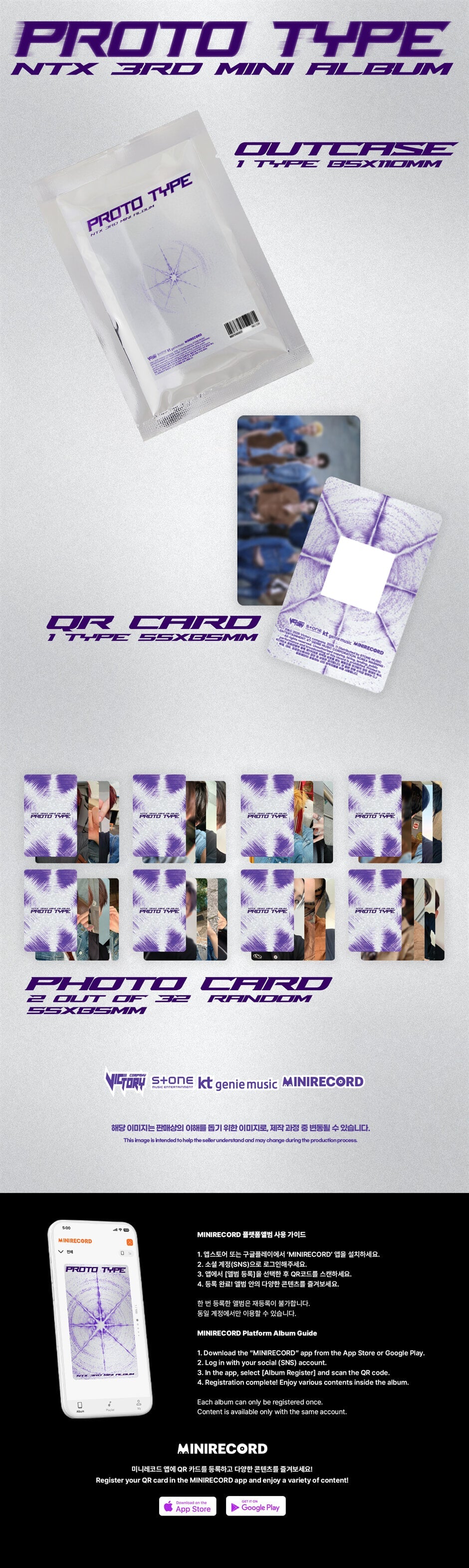 NTX - PROTO TYPE (3rd Mini Album) Card Pack Ver.