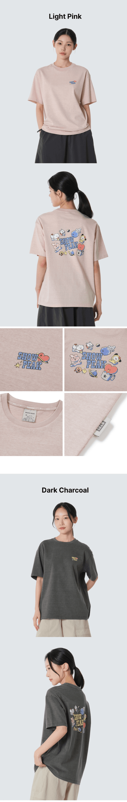 BT21 Snowpeak Women's Graphic Short Sleeve T-Shirt