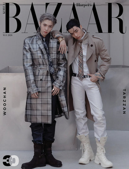 Harper's Bazaar Korea Magazine May 2026 (Cover: ALLDAY PROJECT Tarzzan & Woochan)