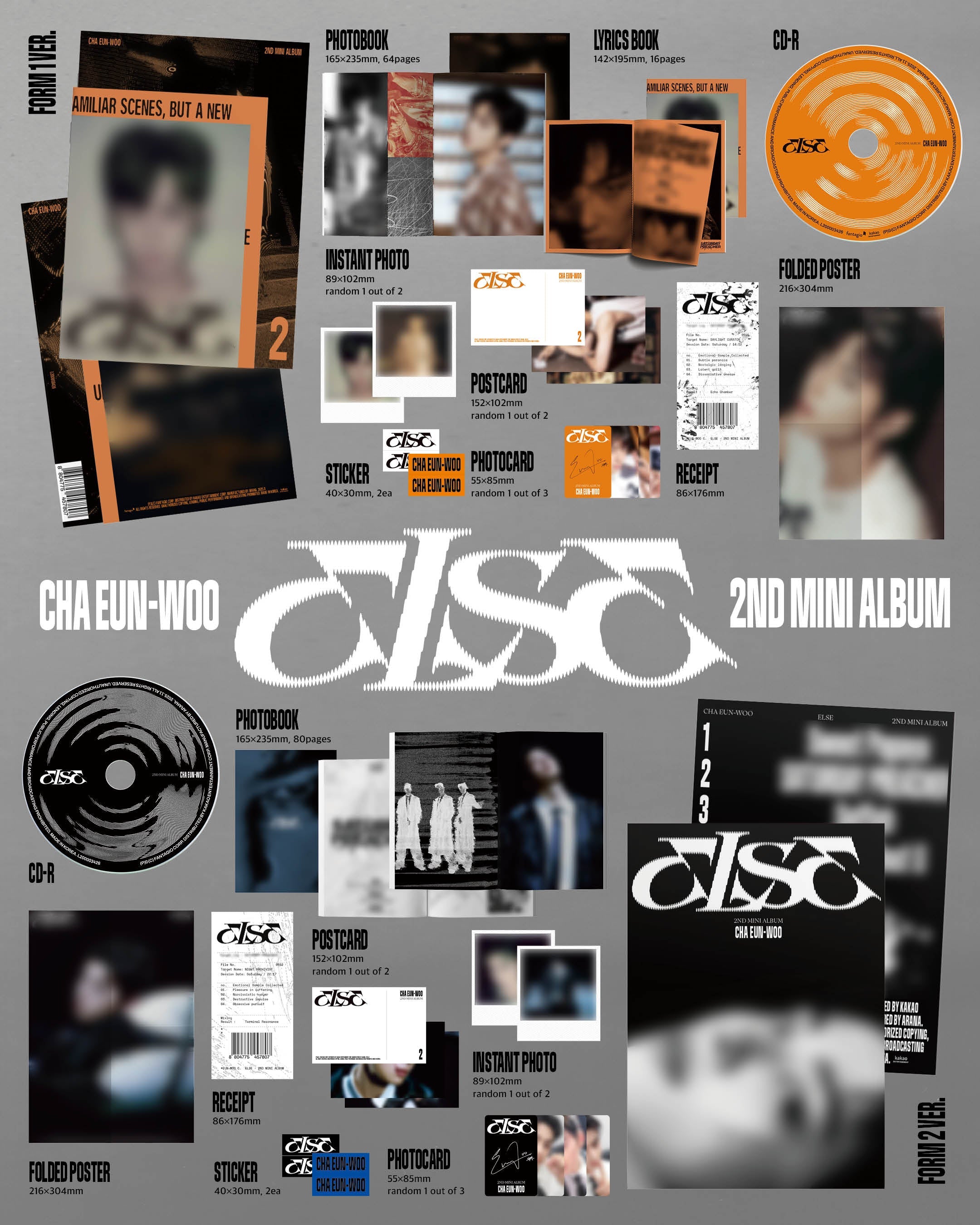 CHA EUN WOO - ELSE (2nd Mini Album)