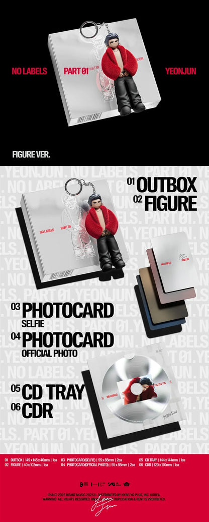YEONJUN – 1st Mini Album NO LABELS: PART 01 (Figure Ver.)