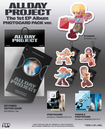 ALLDAY PROJECT - 1st EP Album *ALLDAY PROJECT* (Photocard Pack Ver. | Random Version)