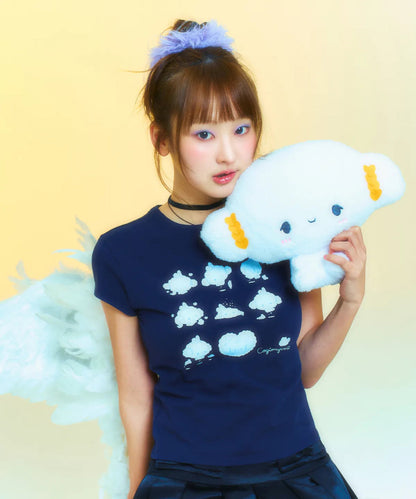TUOMIO x Sanrio Characters - Cogimyun Baby T-Shirt (Navy)