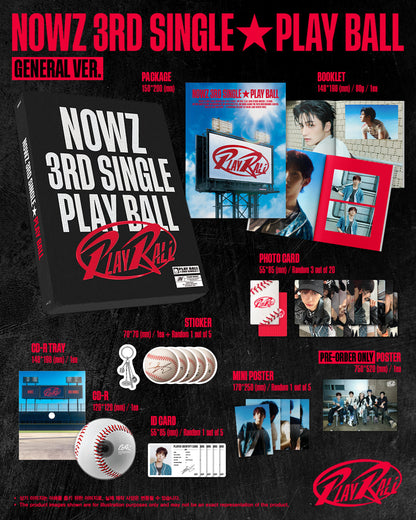 NOWZ - 3rd Single Album *Play Ball* (General Ver.)