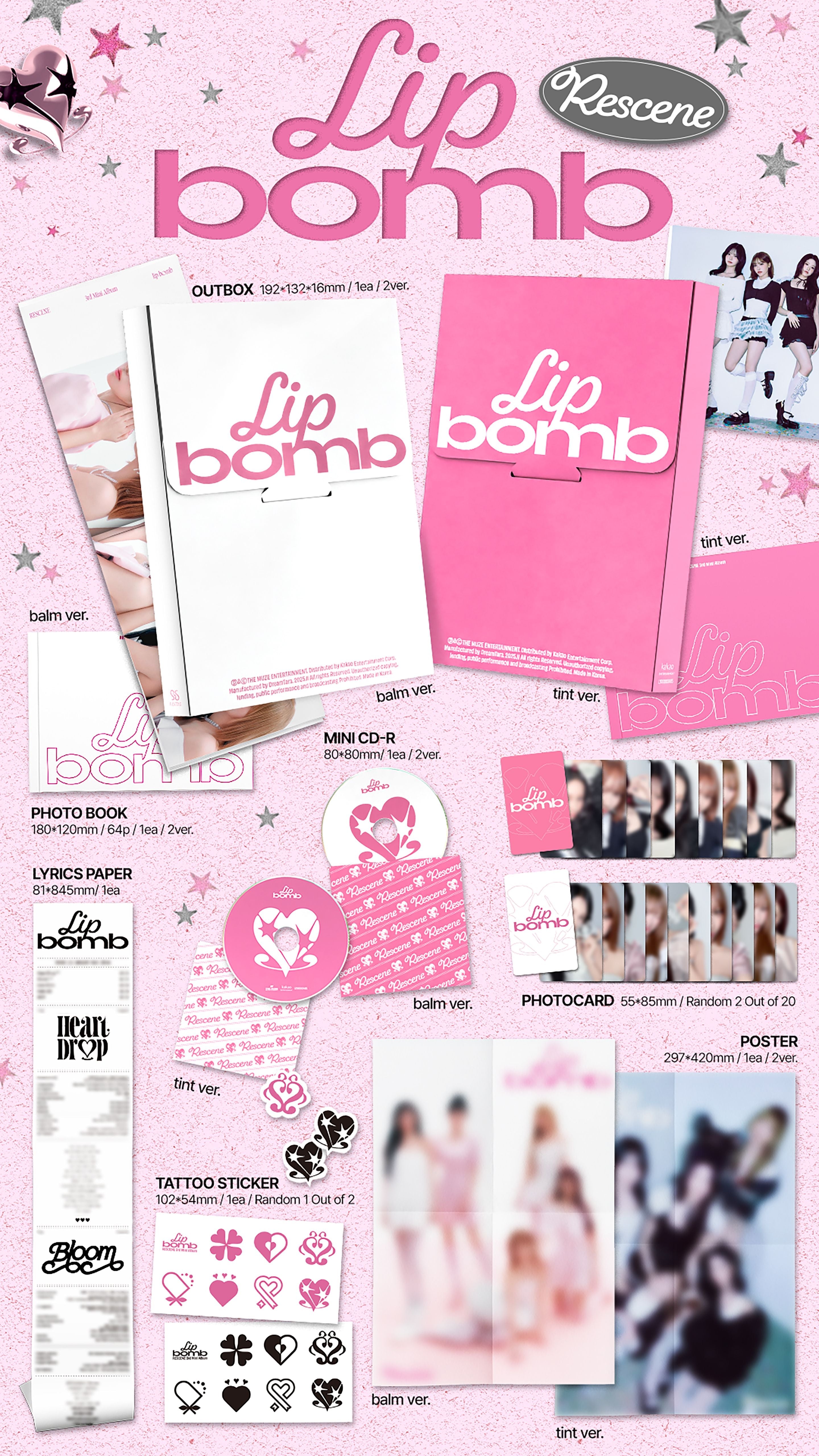 RESCENE - 3rd Mini Album *lip bomb*