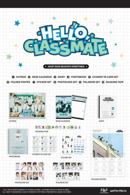 AHOF 2026 Season's Greetings [HELLO CLASSMATE]