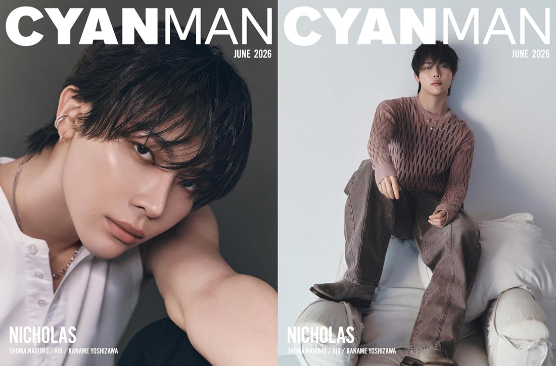 CYAN Man Japan Magazine June 2026 &TEAM NICHOLAS cover