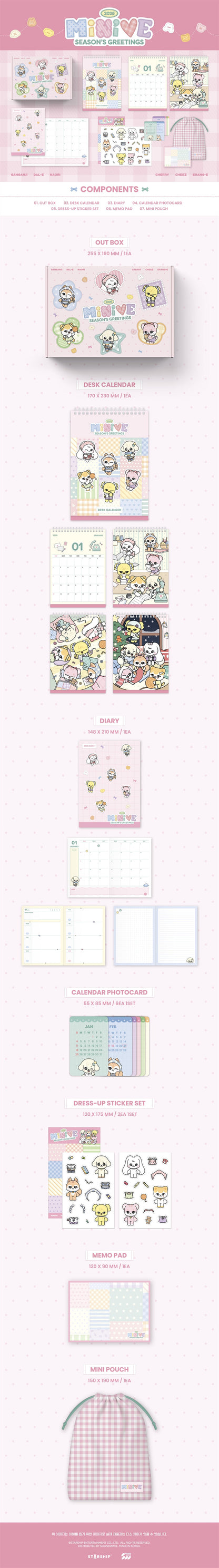 IVE - MINIVE 2026 Season's Greetings