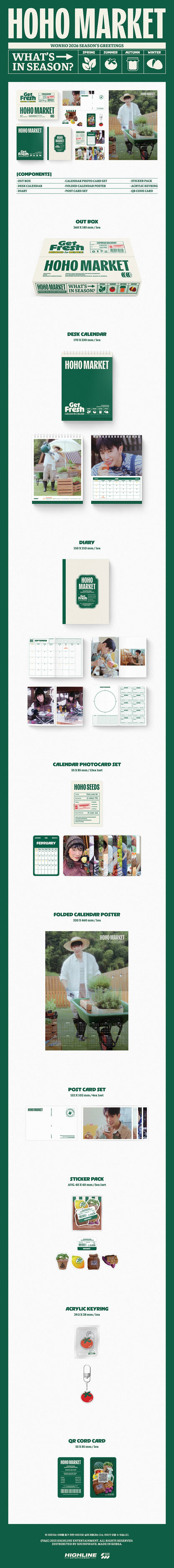 WONHO 2026 Season's Greetings [HOHO MARKET]