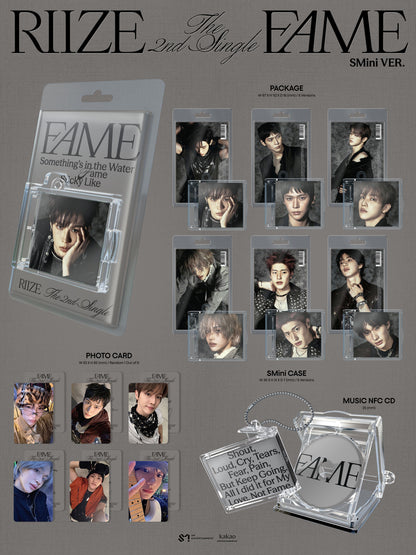 RIIZE - 2nd Single Album *Fame* (SMini Ver. | Smart Album | Random Version)