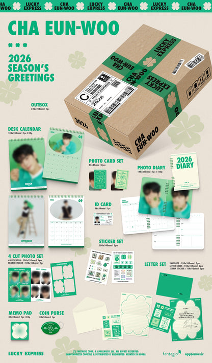 CHA EUN WOO 2026 Season's Greetings [LUCKY EXPRESS]